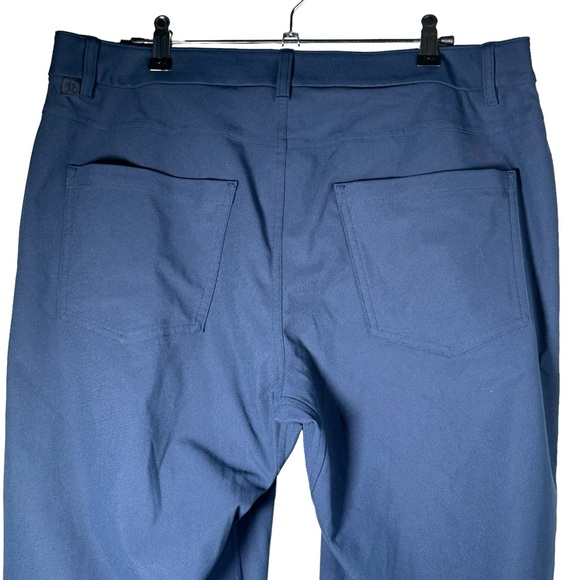 Lululemon ABC Classic-Fit 5 Pocket Pant Size 34 W 32"L Gatsby Blue - Picture 6 of 10